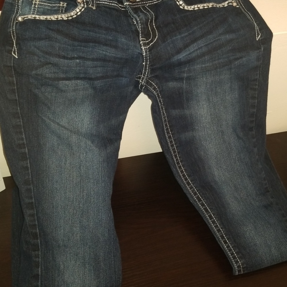 Apollo Dark Blue Jeans - Picture 3 of 4